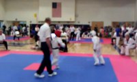 Sergio Olympic Sparring Round 2 Michigan Tae Kwon Do Tournament 2011