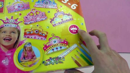 SES Creative couronne de princesse – Idées pour enfants Unboxing – Fabriquer une couronne