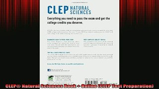 READ book  CLEP Natural Sciences Book  Online CLEP Test Preparation Full EBook