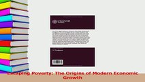 PDF  Escaping Poverty The Origins of Modern Economic Growth Download Full Ebook
