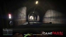 Trainwrecked - GTA V (Fail) - GameFails