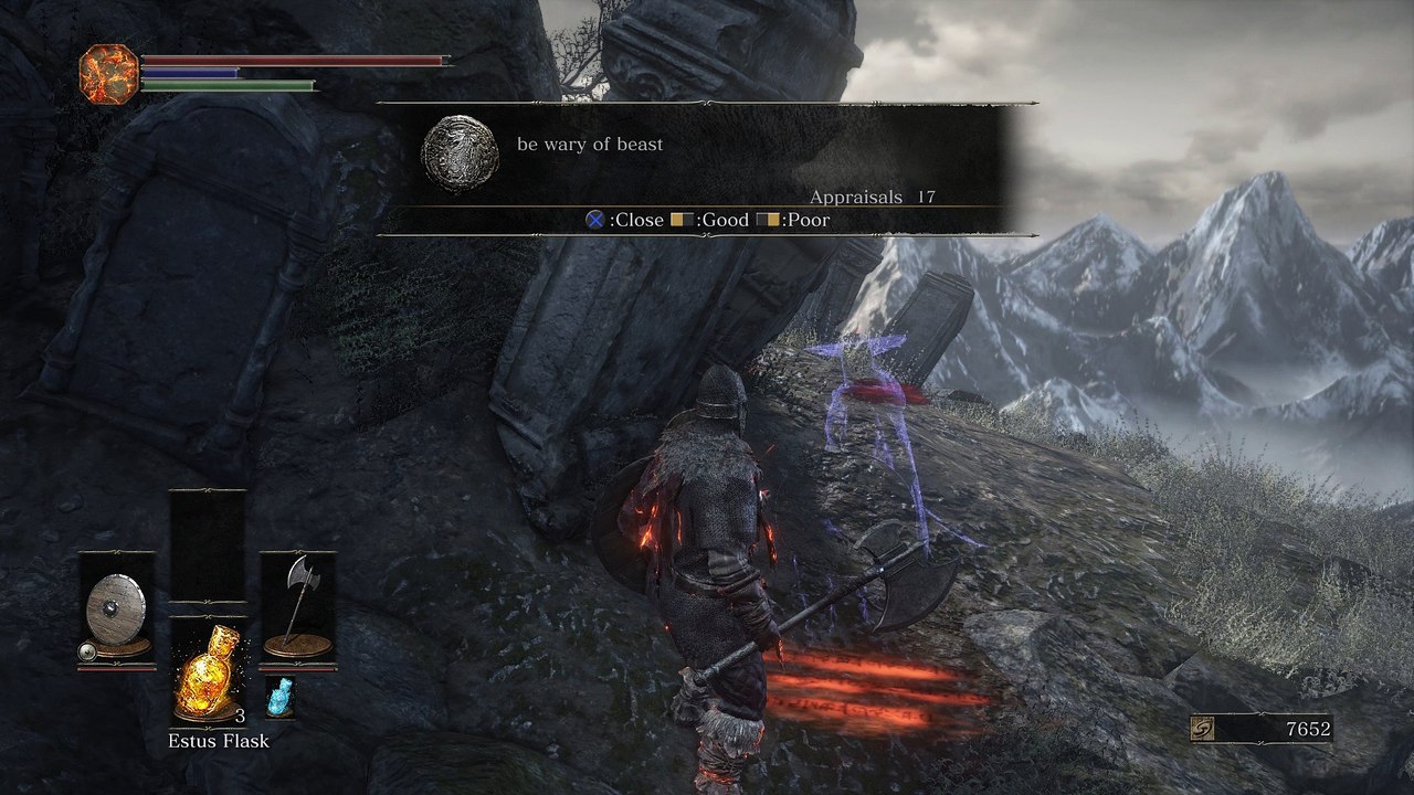 Dark Souls III - Cemetery of Ash: (Exploring Around Firelink) Starved Hounds Ambush & Embers Details