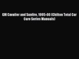 [Read Book] GM Cavalier and Sunfire 1995-00 (Chilton Total Car Care Series Manuals)  EBook