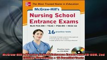 READ FREE FULL EBOOK DOWNLOAD  McGrawHills Nursing School Entrance Exams with CDROM 2nd Edition Strategies  16 Full EBook