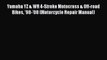 [Read Book] Yamaha YZ & WR 4-Stroke Motocross & Off-road Bikes '98-'08 (Motorcycle Repair Manual)