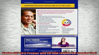 READ book  Kaplan SAT 2012 Premier with CDROM Kaplan Sat Premier Live Full Free