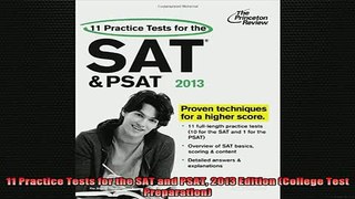 READ book  11 Practice Tests for the SAT and PSAT 2013 Edition College Test Preparation Full EBook