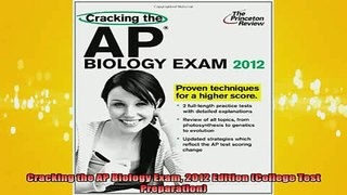 READ book  Cracking the AP Biology Exam 2012 Edition College Test Preparation Full Free