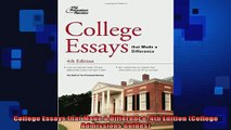DOWNLOAD FREE Ebooks  College Essays that Made a Difference 4th Edition College Admissions Guides Full EBook