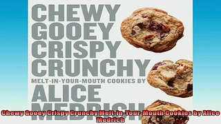 EBOOK ONLINE  Chewy Gooey Crispy Crunchy MeltinYourMouth Cookies by Alice Medrich  BOOK ONLINE