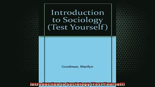 READ book  Introduction to Sociology Test Yourself Full Free