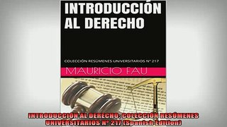 READ book  INTRODUCCIÓN AL DERECHO COLECCIÓN RESÚMENES UNIVERSITARIOS Nº 217 Spanish Edition Full EBook