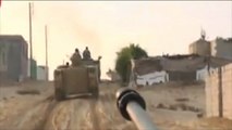 الجيش المصري يقصف حي الترابين بسيناء