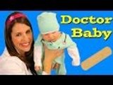 Disney | Doctor Baby Newborn Check Up & Medical Bag Dr Sandra McStuffins & Daughter Ava Hospital Visit Toys
