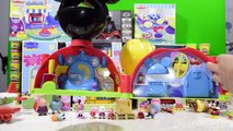 Many toys!! Mickey Mouse Clubhouse Peppa Pig House Play Doh Truck Plane Princess