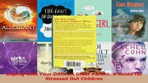 PDF  Coping with Your Difficult Older Parent A Guide for Stressed Out Children Download Online