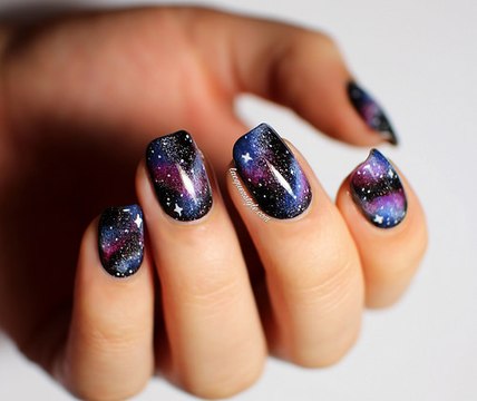 The New Galaxy Nails 2016 I Nails By Kizzy I how to do galaxy nail art I Easy Galaxy Nail Art Tutorial