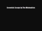 Book Essential: Essays by The Minimalists Read Full Ebook