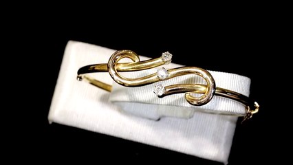 Antique Diamond Bangle