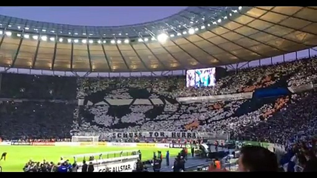 Choreo Hertha BSC v Borussia Dortmund 20.04.2016