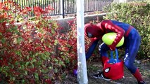 Disney Toys Fan PEPPA PIG EASTER EGG HUNT vs Spiderman & Mickey Mouse Fun Movie in Real Life Video