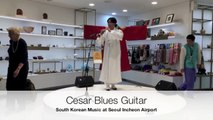 Traditional South Korean Music at Incheon Airport, Seoul,  South Korea