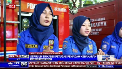 Inilah 10 Wanita Cantik yang Berprofesi Pemadam Kebakaran