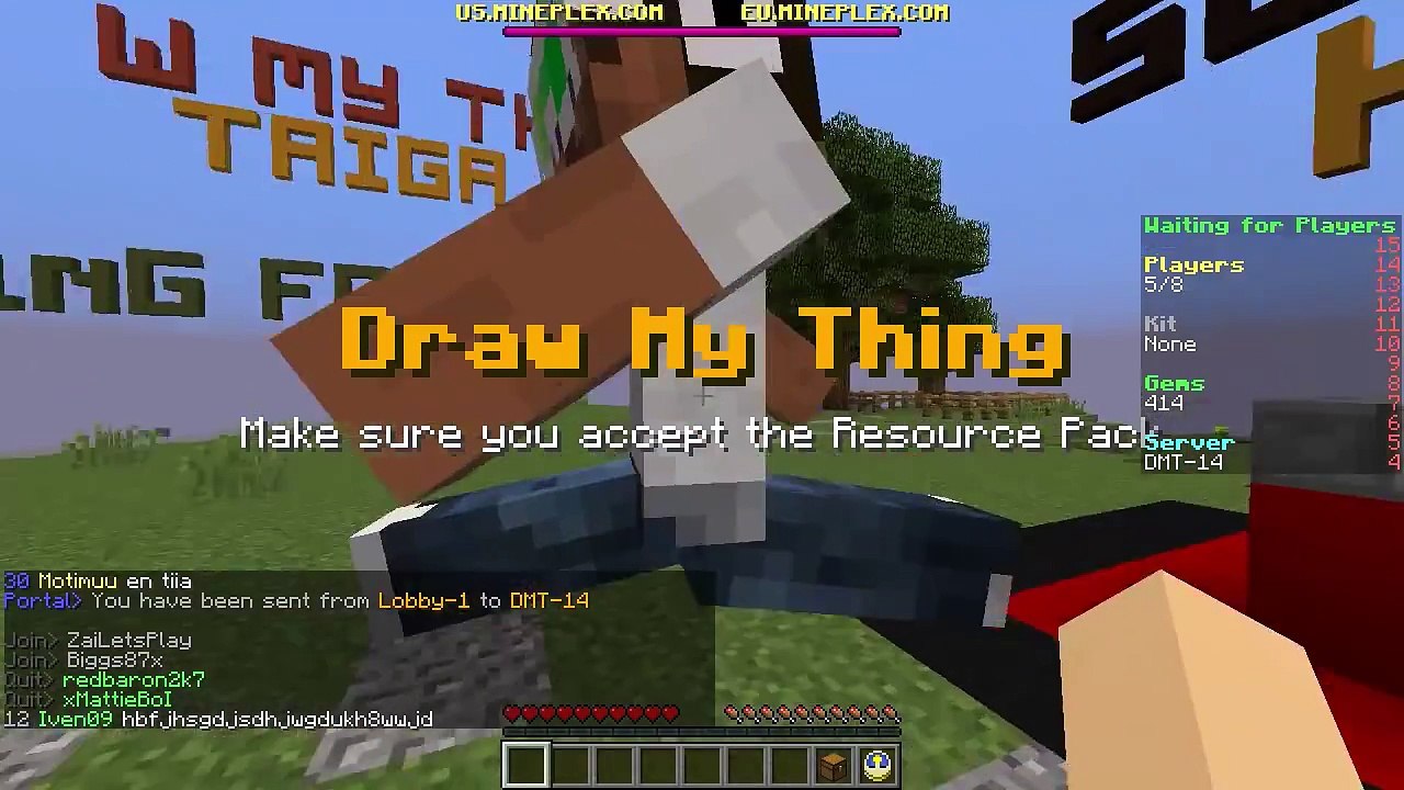 BALLS! DRAW MY THING w/Biggs87x Minecraft Mini Game