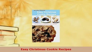 PDF  Easy Christmas Cookie Recipes PDF Book Free