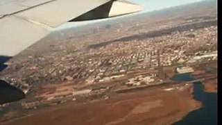 American Airline airplane approaching Santo Domingo Dominican Republic