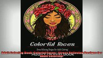 EBOOK ONLINE  Adult Coloring Book Colorful Faces Stress Relieving Designs for Adult Coloring  BOOK ONLINE