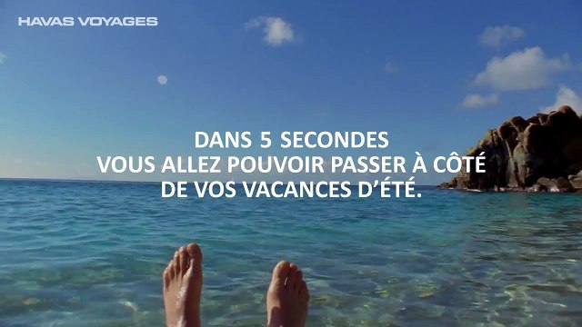 W&Cie pour Havas Voyages - «Ne passez pas à côté de vos vacances: plage» - avril 2016