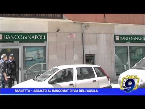 Barletta | Assalto al bancomat di via Dell'Aquila