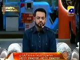 A Live Caller Insulted Amir Liaqat On Showing The Pictures Of Indain Actress In His Show