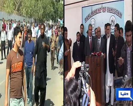 Opposition on PIA privatization issue, Report by Shakir Solangi, Dunya News