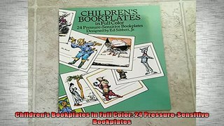 FREE PDF  Childrens Bookplates in Full Color 24 PressureSensitive Bookplates  BOOK ONLINE