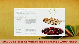 Download  10000 Salads Combinations to Create 10000 Meals Download Online