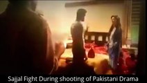 Actress Sajjal Fight During shoot of Pakistani Drama Video