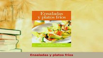 PDF  Ensaladas y platos fríos Download Full Ebook
