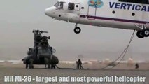 Le plus gros hélicoptère du monde soulève le plus long impressionnant