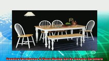 special produk Country Farmhouse 6 Piece Dining Set By Coaster Furniture