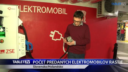 POČET PREDANÝCH ELEKTROMOBILOV RASTIE