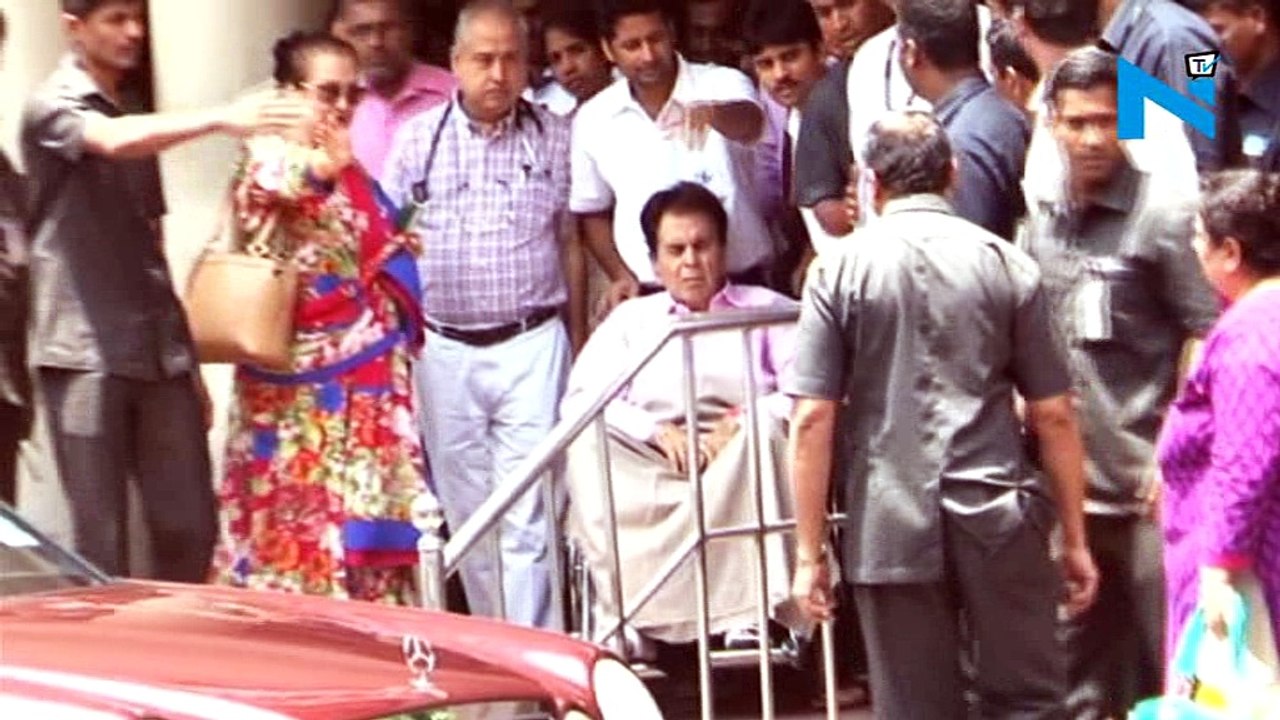 Saira Banu accompanies hubby as her gets discharged from hospital