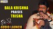 Balakrishna Sensational Comments on Trisha at Nayaki Audio Launch - Filmyfocus.com