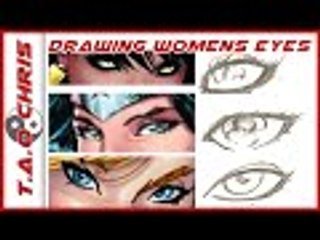 How to Draw Womens Eyes | Different Styles | Jim Lee | J. Scott Campbell | Michael Turner