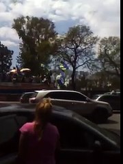 Boca fans heading to the stadium for the  River -Boca game (Buenos Aires)