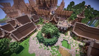 NewHeaven  Minecraft Timelapse Ep 3  Lothaven Medieval City