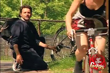 Hidden Camera_ Bicycle Thief Woman
