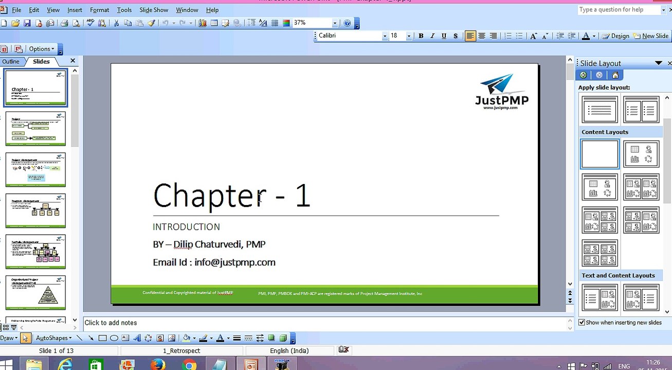 PMP Lesson-1 Introduction | PMBOK | What is Project? | What is Project Management?