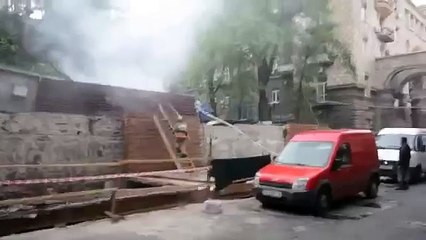 В Киеве пожар на Майдане 4 05 14
